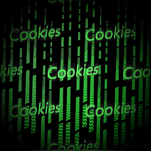 Obrazek z napisami "Cookies"