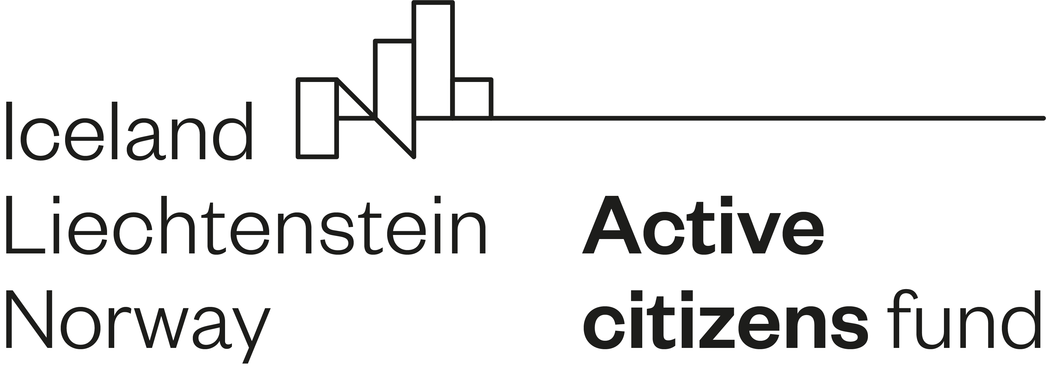 logo programu Aktywni Obywatele - Fundusz Krajowy