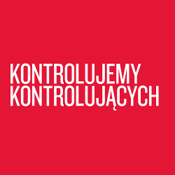 Logo raportu na 5 lat fundacji Panoptykon: kontrolujemy kontrolujących.