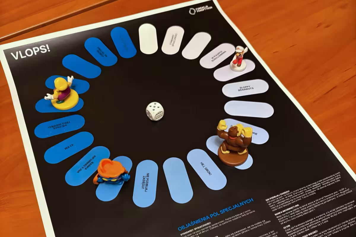 Zdjęcie gry VLOPs! z rozstawionymi pionkami