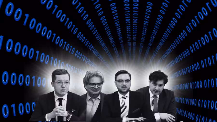 Grafika ze zdjęciami kandydatów na Prezesa UODO