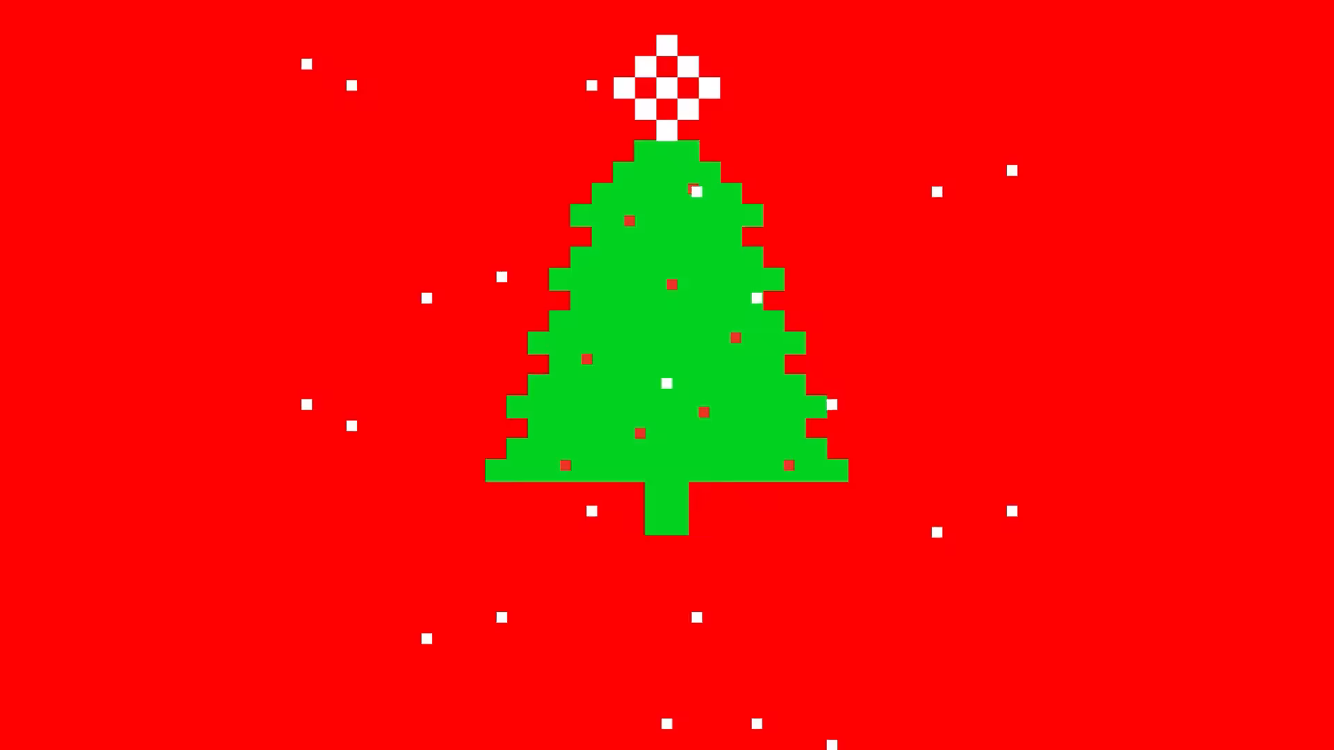 Choinka narysowana w Paincie