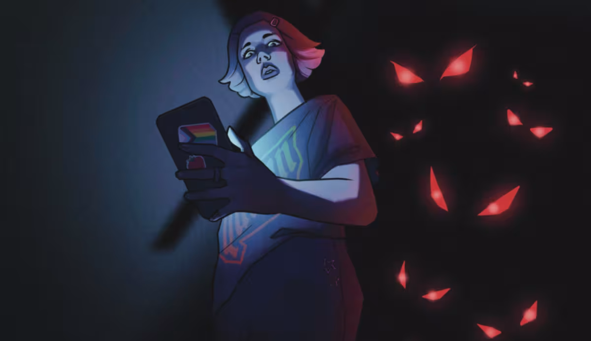 Plakat kampanii wyloguj nienawiść