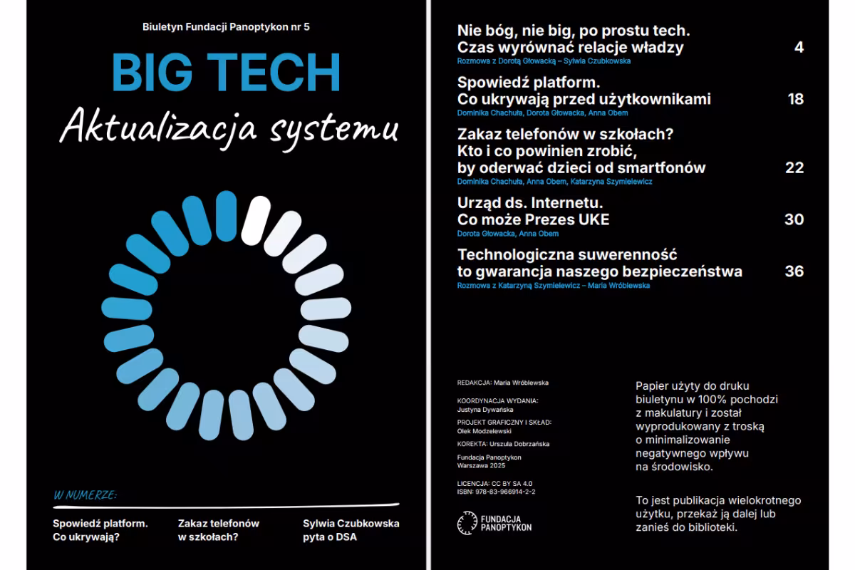 Okładka biuletynu BIG TECH. Aktualizacja systemu