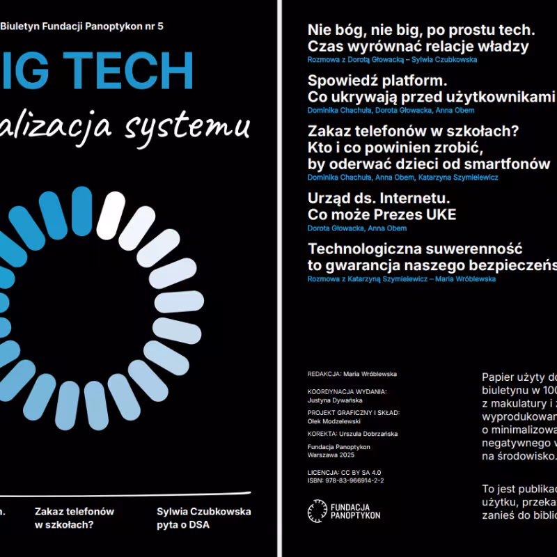 Okładka biuletynu BIG TECH. Aktualizacja systemu